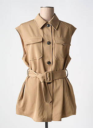Gilet sans manche marron VERO MODA femme
