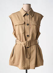 Gilet sans manche marron VERO MODA pour femme seconde vue