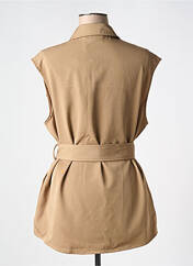 Gilet sans manche marron VERO MODA pour femme seconde vue