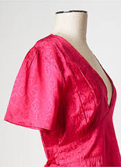 Robe courte rose BIZANCE pour femme seconde vue