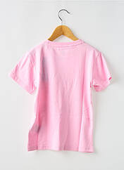 T-shirt rose ADIDAS pour enfant seconde vue