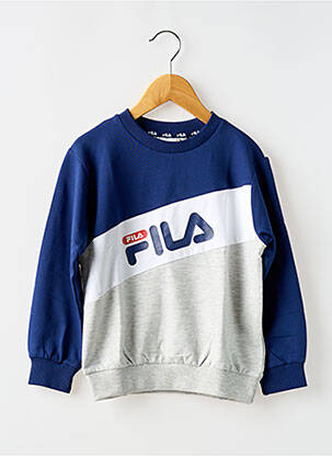 Sweat-shirt col rond gris FILA fille