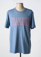 T-shirt bleu CHAMPION pour homme seconde vue