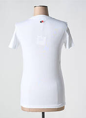 T-shirt blanc LA PETITE FRANCAISE pour femme seconde vue