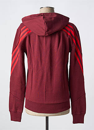 Gilet manches longues rouge ADIDAS homme