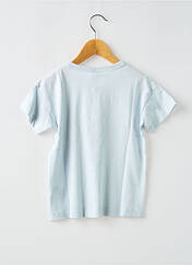 T-shirt bleu PETIT BATEAU pour garçon seconde vue