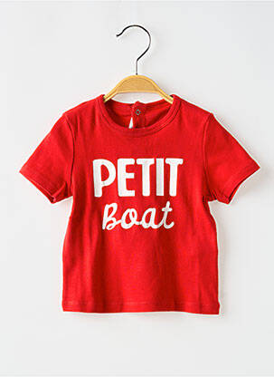 T-shirt rouge PETIT BATEAU pour garçon