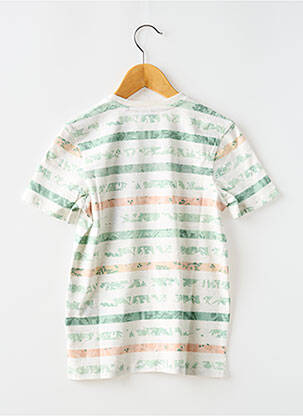 T-shirt col rond blanc IKKS JUNIOR garçon