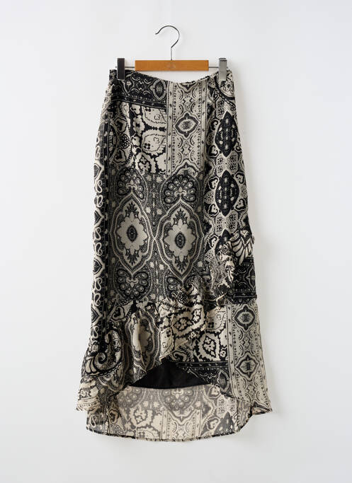 Jupe mi-longue noir IKKS pour femme