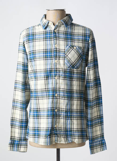 Chemise manches longues bleu BLEND pour homme