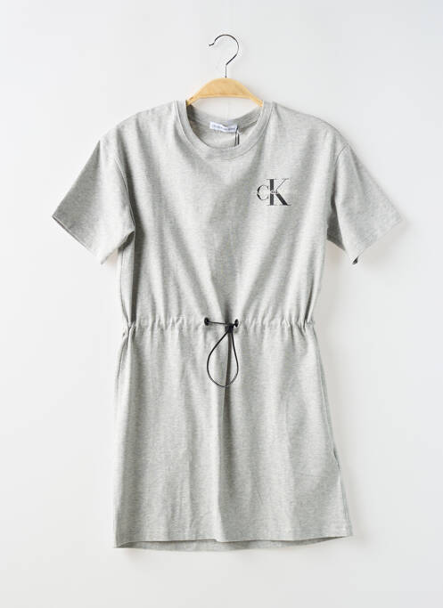 Robe courte gris CALVIN KLEIN pour fille