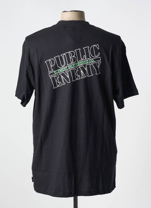 T-shirt noir ELEMENT homme