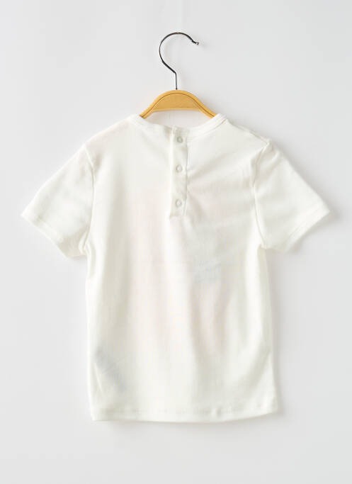 T-shirt blanc PETIT BATEAU pour garçon
