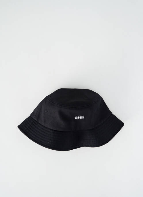 Chapeau noir OBEY pour homme