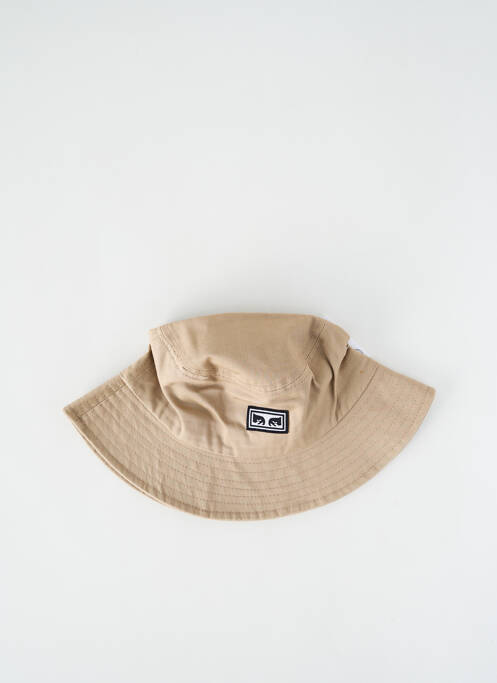 Chapeau beige OBEY pour homme
