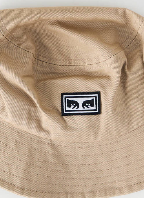Chapeau beige OBEY pour homme