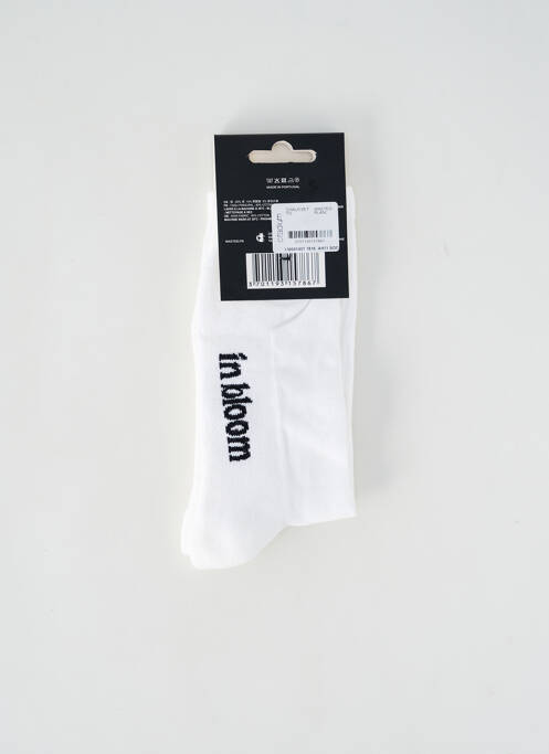 Chaussettes blanc WASTED PARIS pour homme