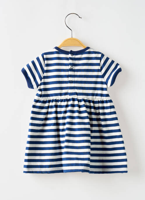 Robe mi-longue bleu PETIT BATEAU pour fille