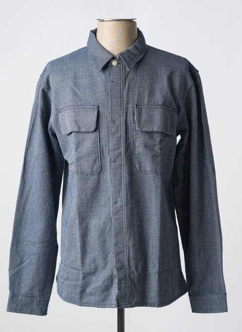 Chemise manches longues bleu SELECTED pour homme