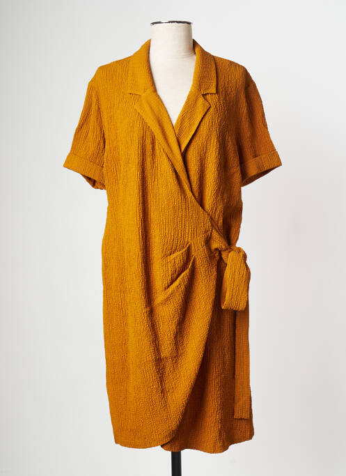 Robe courte marron I.CODE (By IKKS) pour femme