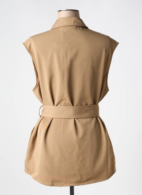 Gilet sans manche marron VERO MODA pour femme