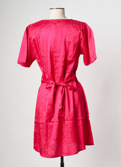 Robe courte rose BIZANCE pour femme