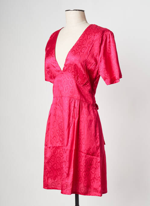 Robe courte rose BIZANCE pour femme