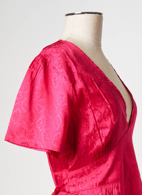 Robe courte rose BIZANCE pour femme