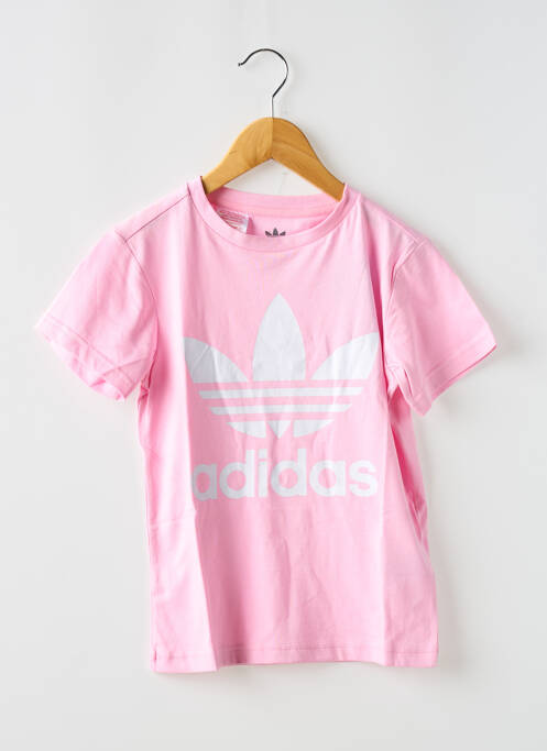 T-shirt rose ADIDAS pour enfant