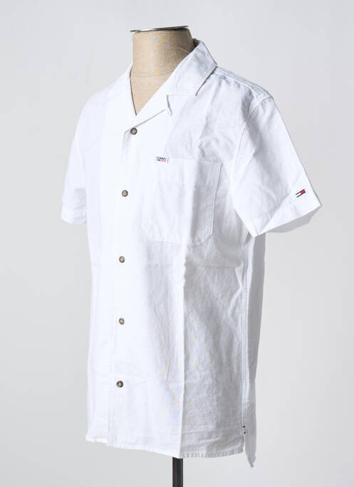 Chemise manches courtes blanc TOMMY HILFIGER pour homme
