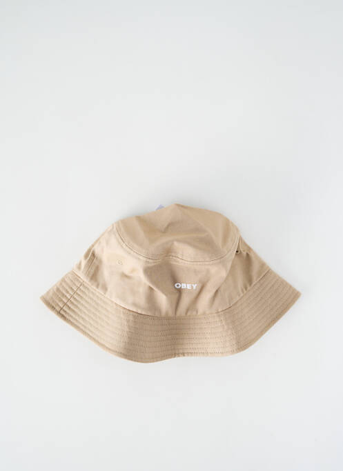 Chapeau beige OBEY pour homme