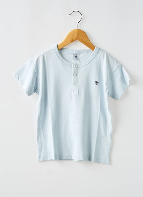 T-shirt bleu PETIT BATEAU pour garçon