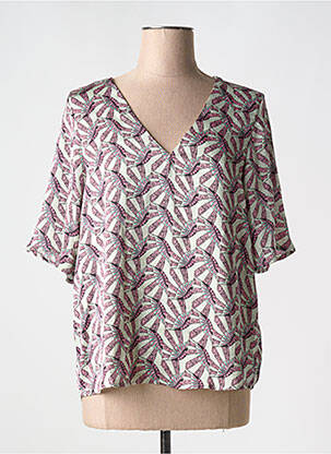 Top col v vert VERO MODA femme