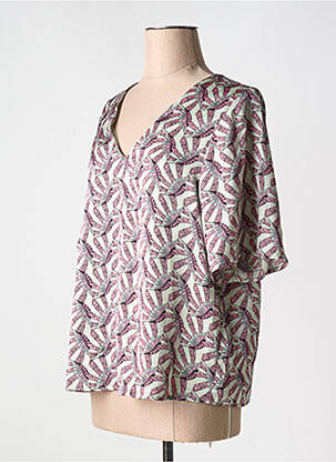 Top col v vert VERO MODA femme