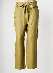 Pantalon chino vert EKYOG pour femme seconde vue