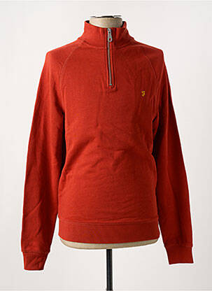 Sweat-shirt orange FARAH homme
