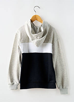 Sweat-shirt à capuche col rond noir FILA garçon