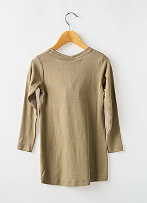 T-shirt col rond marron NAME IT fille