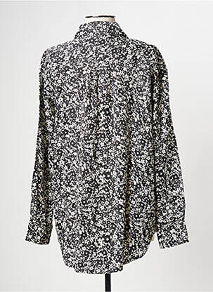 Chemisier col mao noir KNOWLEDGE COTTON APPAREL femme