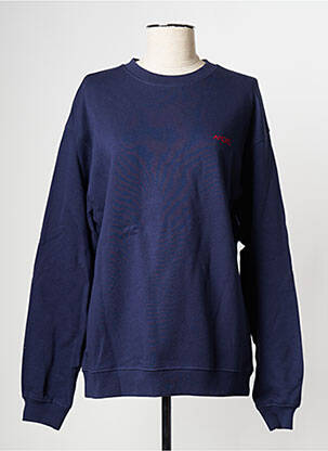Sweat-shirt col rond bleu MAISON LABICHE femme
