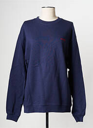Sweat-shirt col rond bleu MAISON LABICHE femme