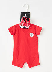 Combishort rouge CONVERSE pour enfant seconde vue