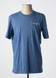 T-shirt col rond bleu CHAMPION homme