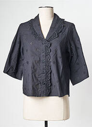 Chemisier noir SELECTED femme