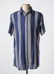 Chemise manches courtes bleu SELECTED pour homme seconde vue