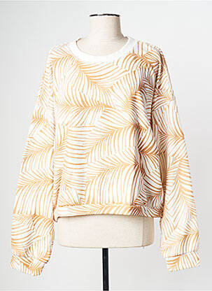 Sweat-shirt col rond orange ROXY femme