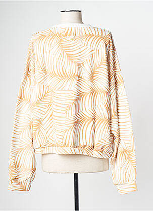 Sweat-shirt col rond orange ROXY femme