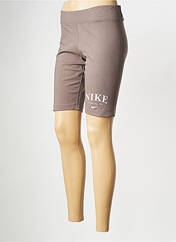 Short marron NIKE pour femme seconde vue
