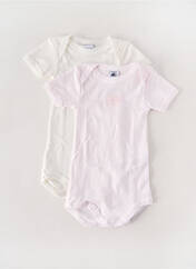 Body lingerie blanc PETIT BATEAU pour enfant seconde vue