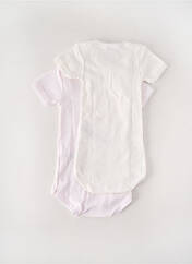 Body lingerie blanc PETIT BATEAU pour enfant seconde vue